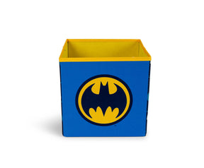 DC Comics Batman Logo Storage Bin Cube Organizer | 11 Inches