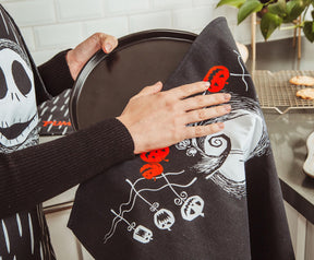 Disney The Nightmare Before Christmas Jack Black Kitchen Hand Towels | Set of 2
