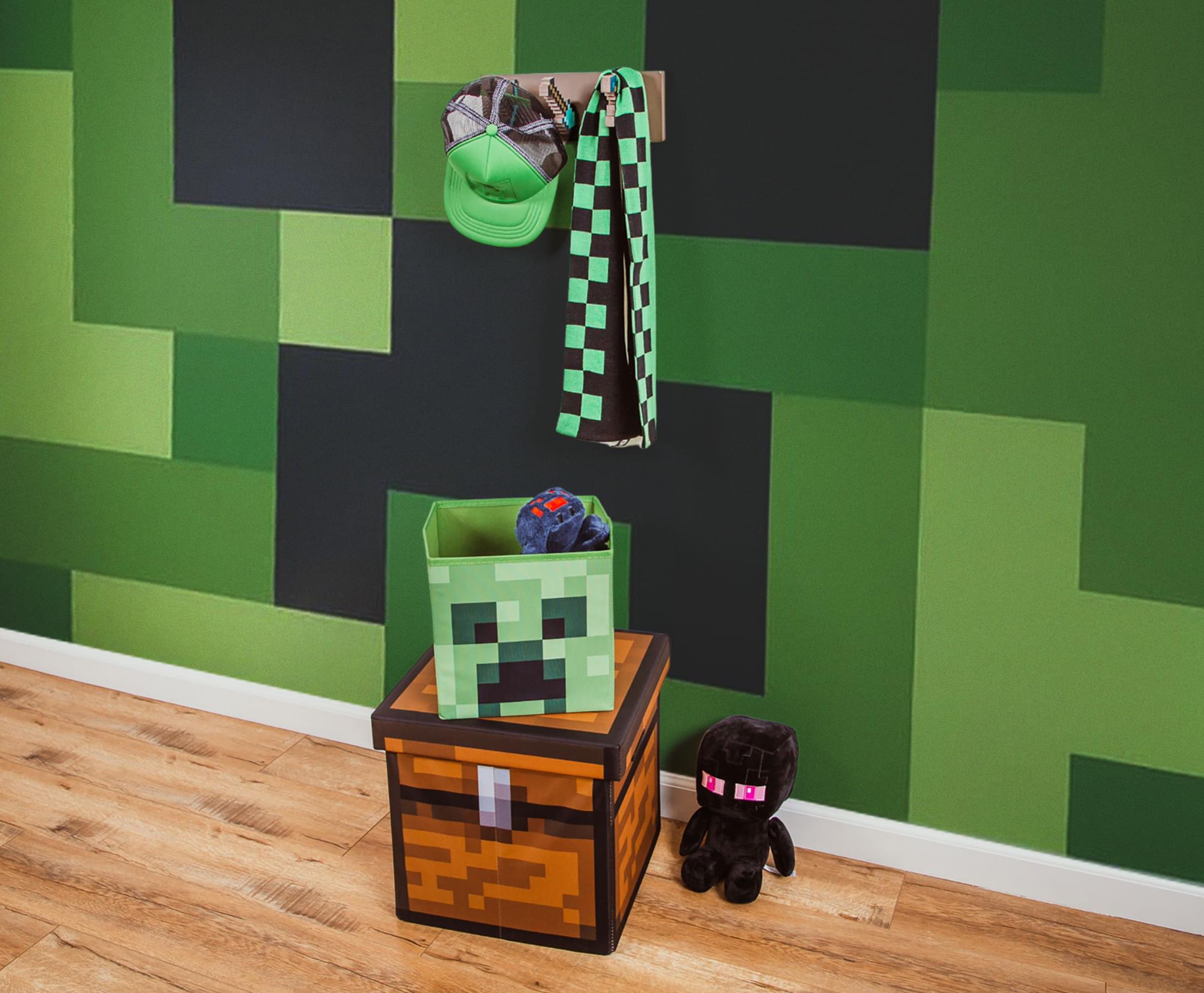 Minecraft Diamond Tool Wall Coat Hooks Storage Rack