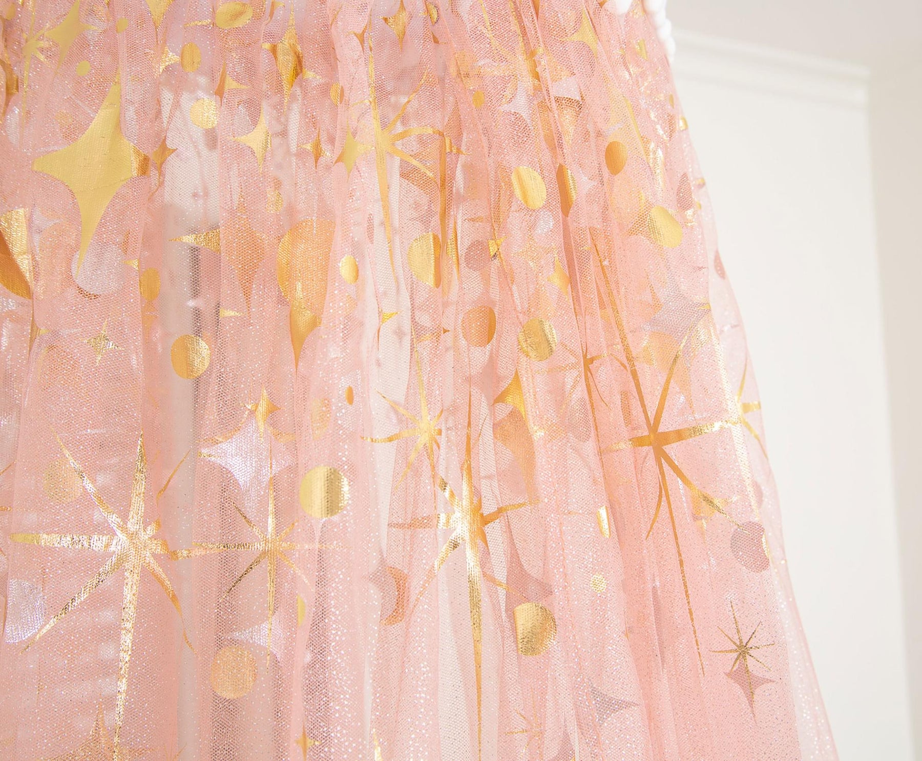 Disney Princess Kids Bed Canopy for Ceiling, Hanging Curtain Netting