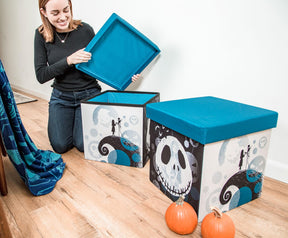 Disney The Nightmare Before Christmas Jack & Sally Storage Bins | Set of 2