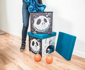 Disney The Nightmare Before Christmas Jack & Sally Storage Bins | Set of 2