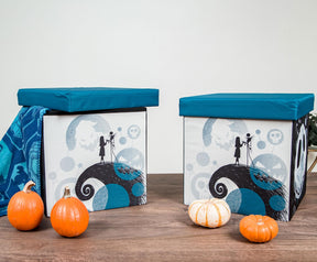 Disney The Nightmare Before Christmas Jack & Sally Storage Bins | Set of 2