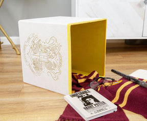 Harry Potter Hogwarts 15-Inch Storage Bin Ottoman Cube Organizer