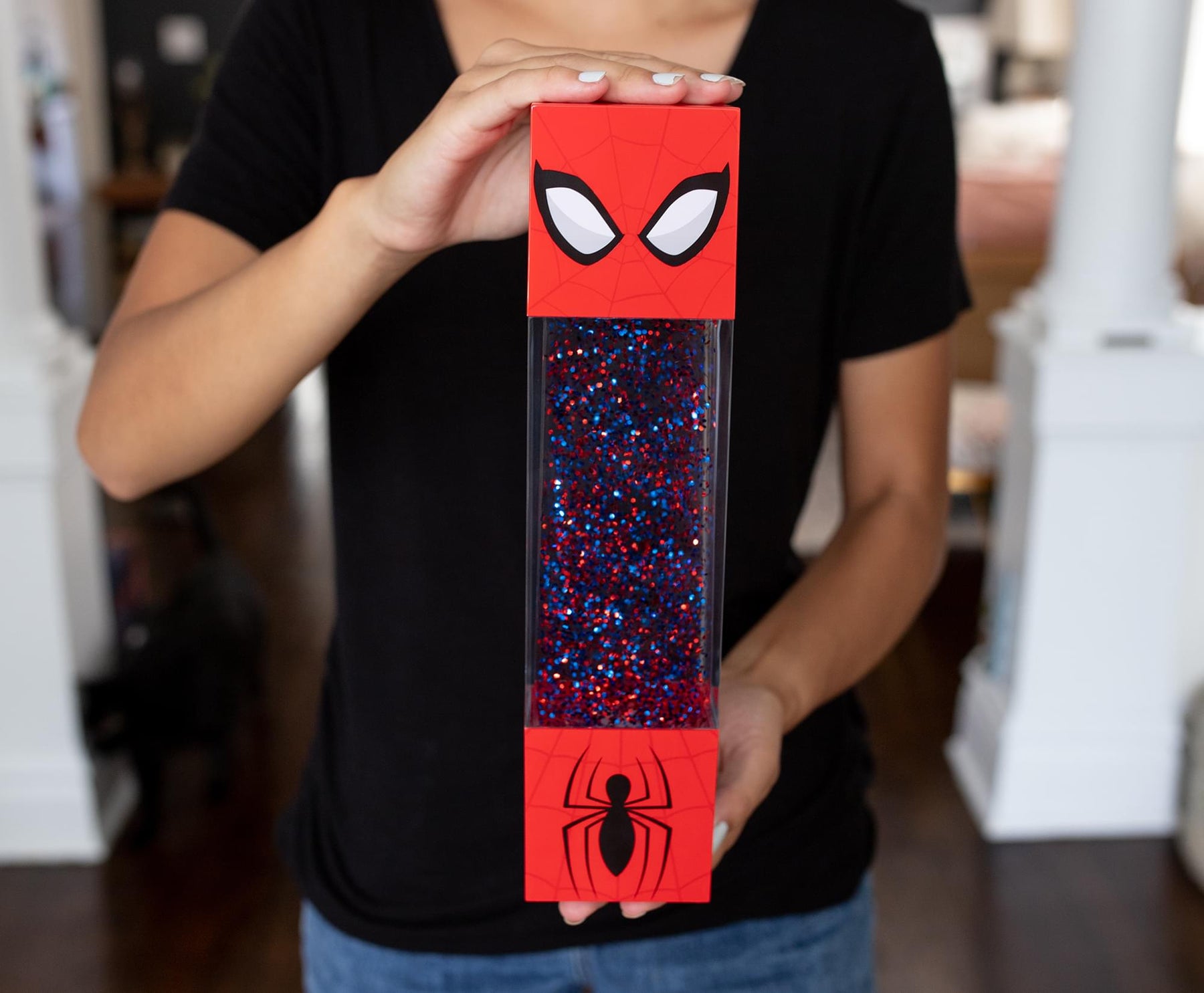 Marvel Spider-Man USB Powered Glitter Motion Light | 12 Inches Tall