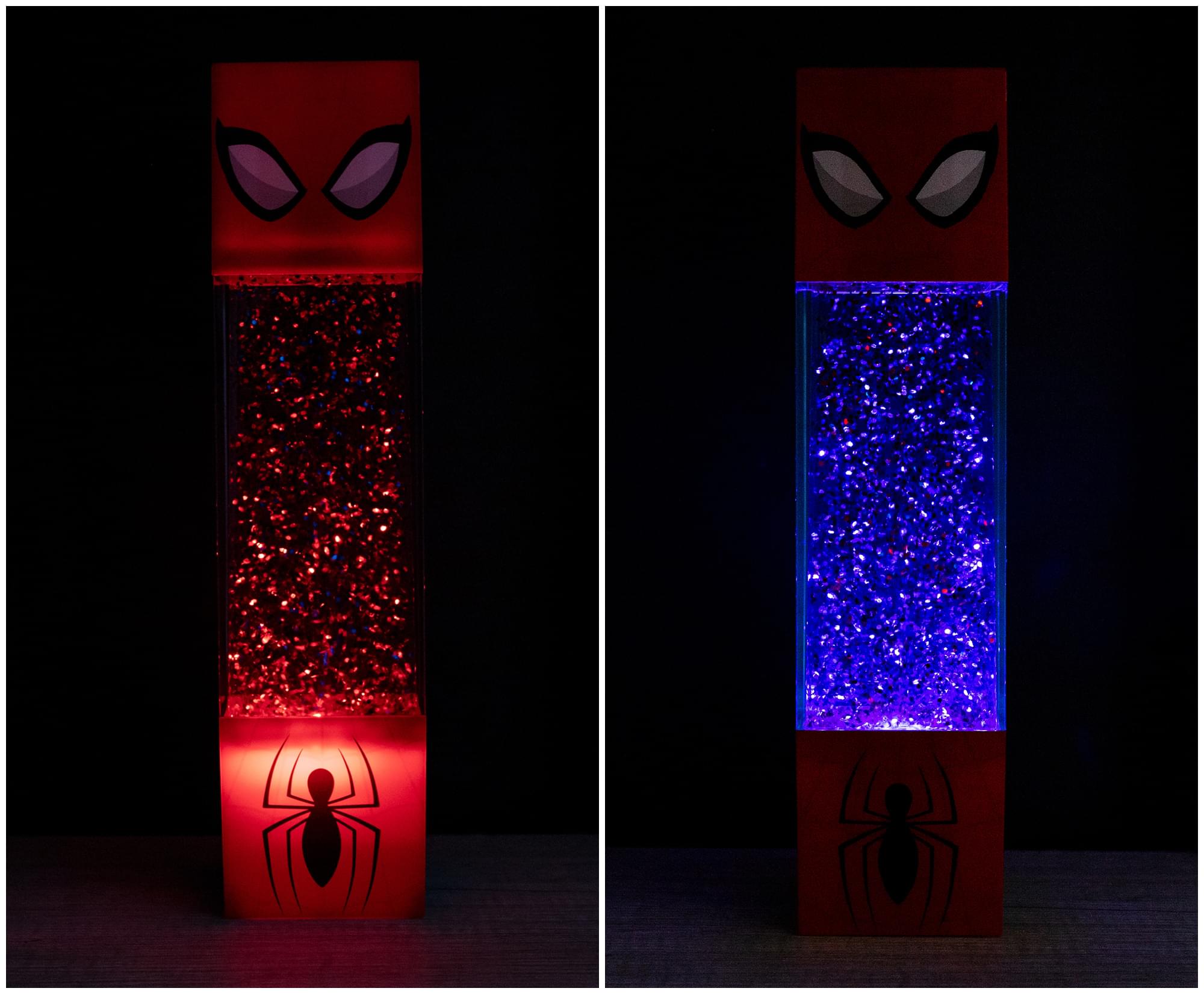 Marvel Spider-Man USB Powered Glitter Motion Light | 12 Inches Tall