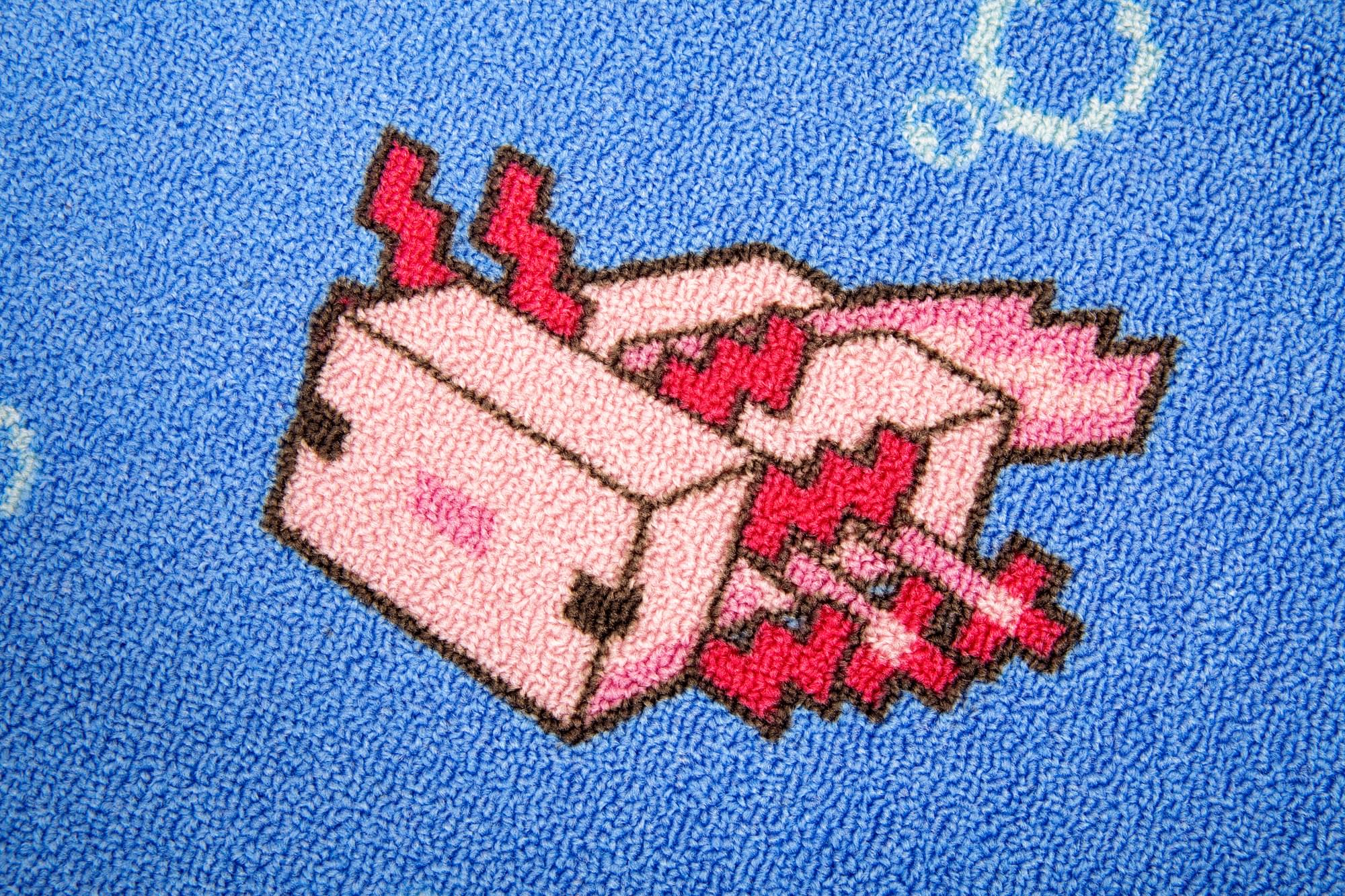 Minecraft Underwater Printed Area Rug | 60 x 39 Inches