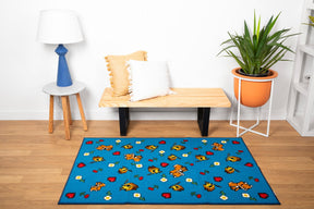 Minecraft Peaceful Printed Area Rug | 60 x 39 Inches