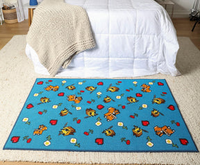 Minecraft Peaceful Printed Area Rug | 60 x 39 Inches