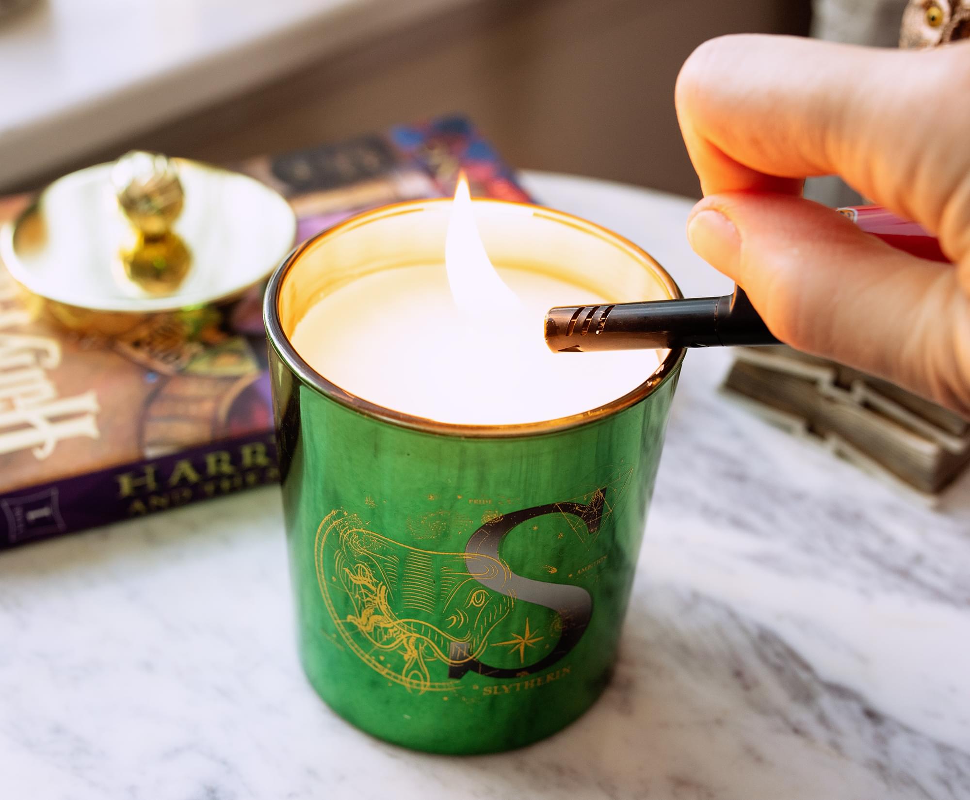 Harry Potter House Slytherin Premium Scented Soy Wax Candle