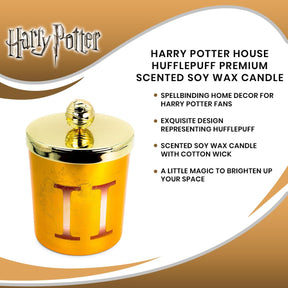 Harry Potter House Hufflepuff Premium Scented Soy Wax Candle