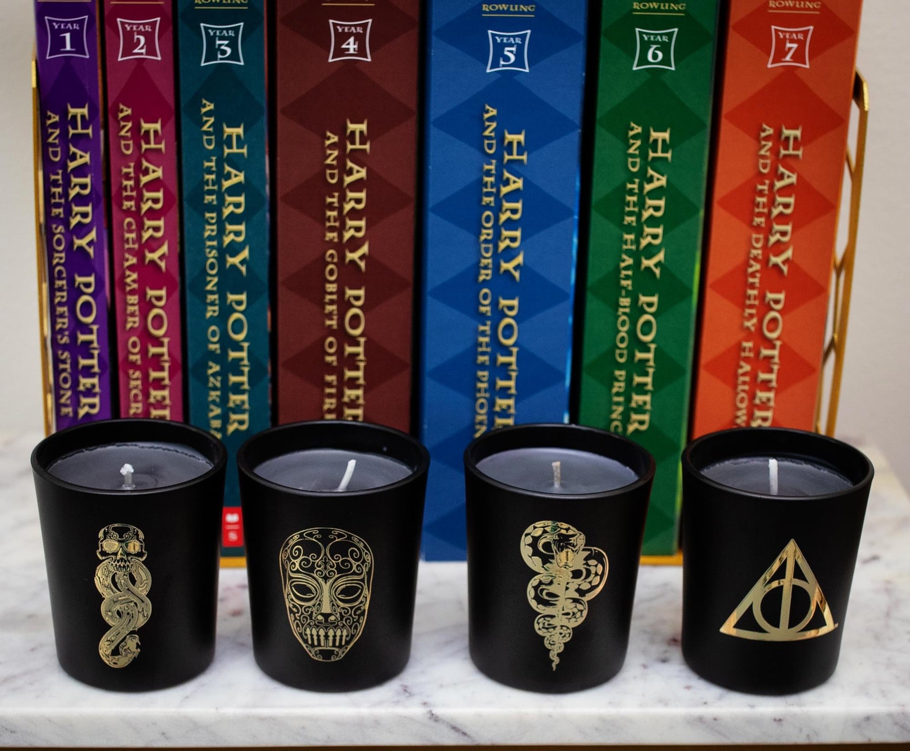 Harry Potter Dark Arts Scented Soy Wax Candle Collection | Set of 4