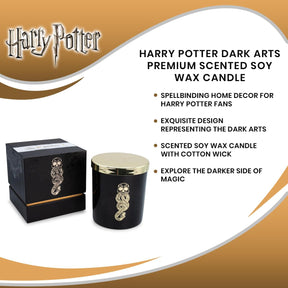 Harry Potter Dark Arts Premium Scented Soy Wax Candle