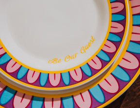 Disney Beauty and The Beast 16-Piece Ceramic Dinnerware Set