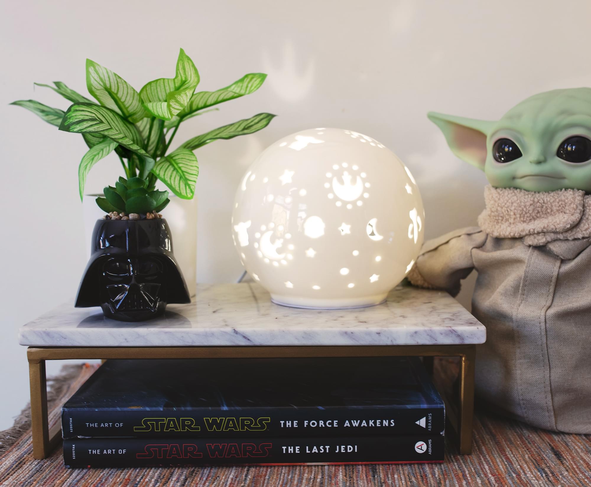 Star Wars: The Mandalorian Grogu Ceramic LED Mood Light | 6 Inches Tall