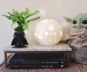 Star Wars: The Mandalorian Grogu Ceramic LED Mood Light | 6 Inches Tall