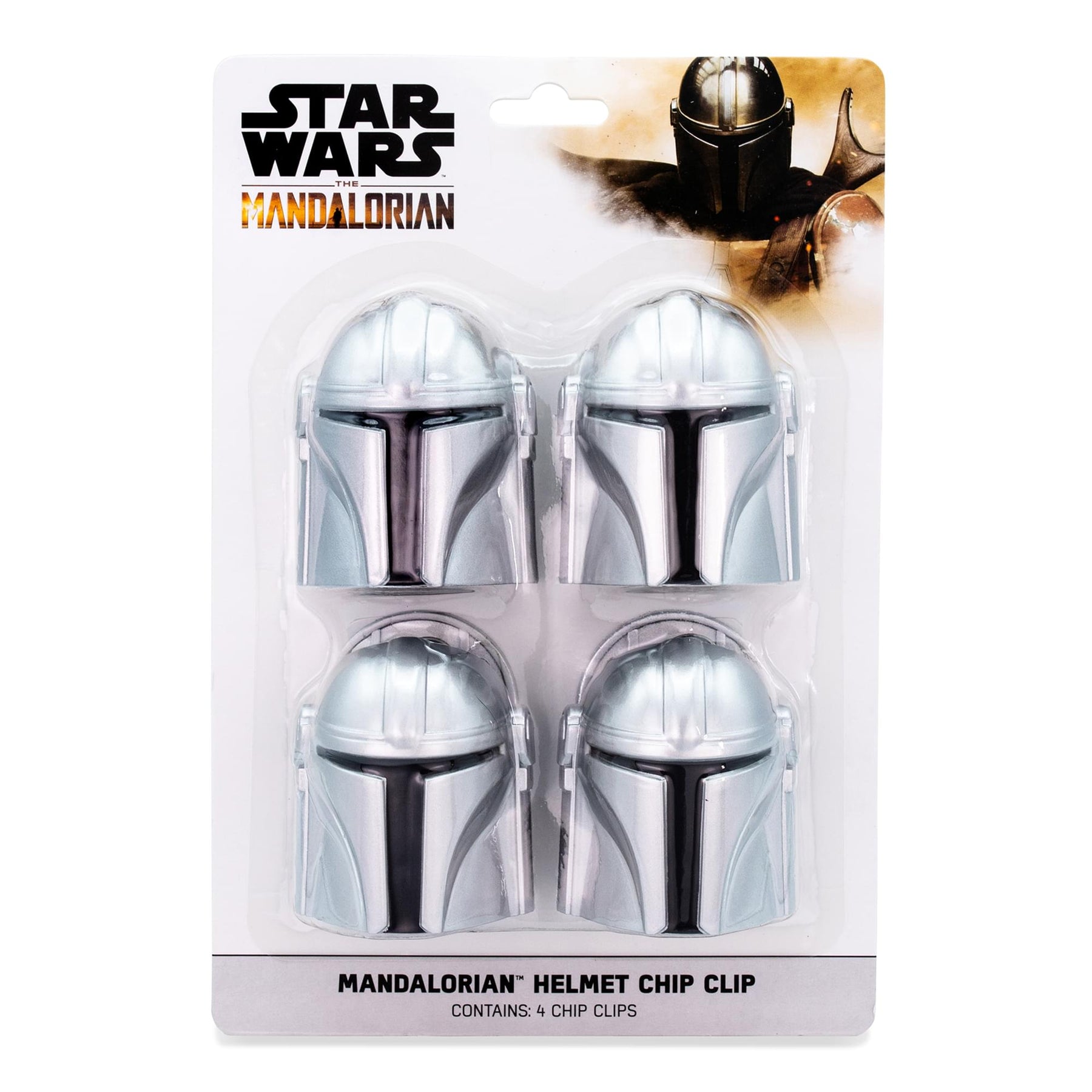 Star Wars: The Mandalorian Helmet Chip Clips | Set of 4