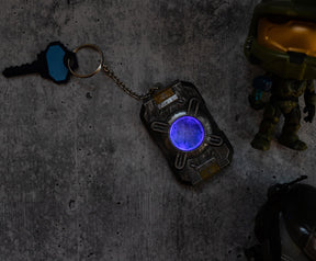 HALO Light-Up Cortana Chip Replica Pendant Keychain
