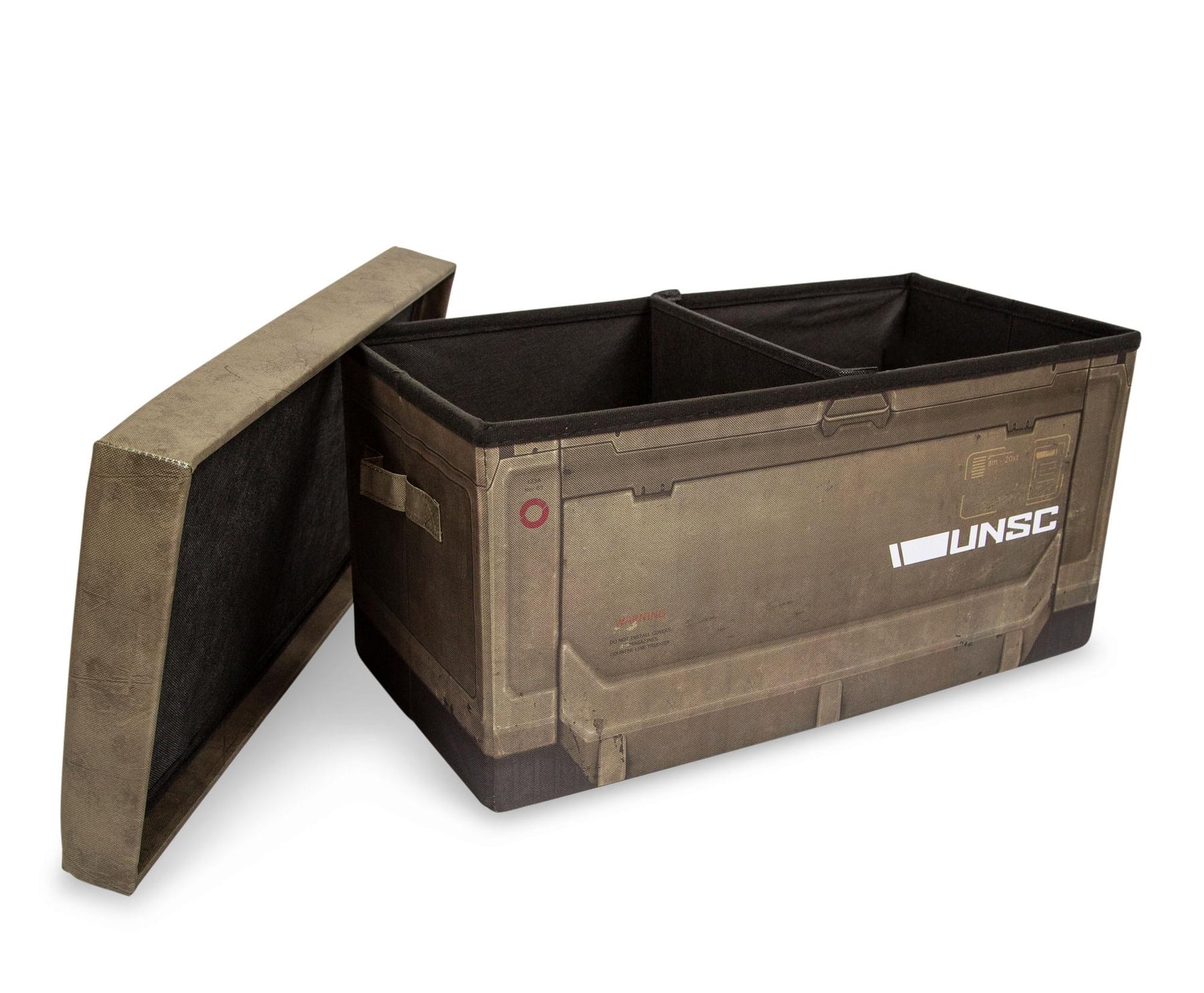 HALO Ammo Crate Collapsible Storage Bin Chest Organizer w/ Lid | 24 x 12 Inches