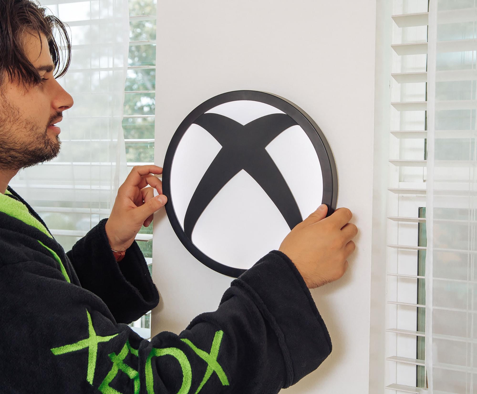 Xbox Logo 12-Inch Hanging LED Wall Light Sign