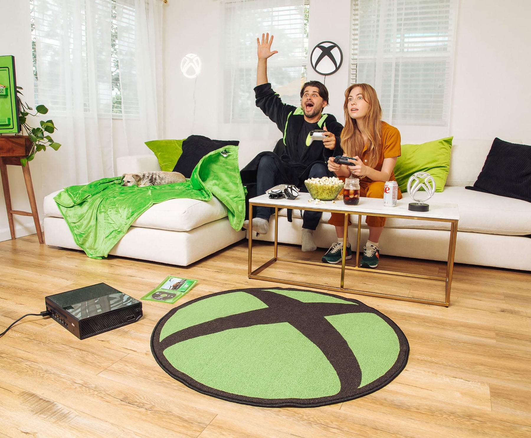 Xbox Logo Area Rug | 39 x 39 Inches