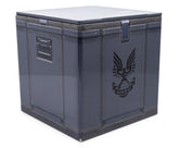 Halo UNSC Ammo Crate Tin Storage Box Cube Organizer with Lid | 4 Inches
