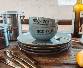Star Trek: The Original Series NCC-1701 Series 8-Piece Ceramic Dinnerware Set