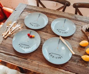 Star Trek: The Original Series NCC-1701 Series 8-Piece Ceramic Dinnerware Set