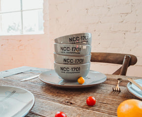 Star Trek: The Original Series NCC-1701 Series 8-Piece Ceramic Dinnerware Set