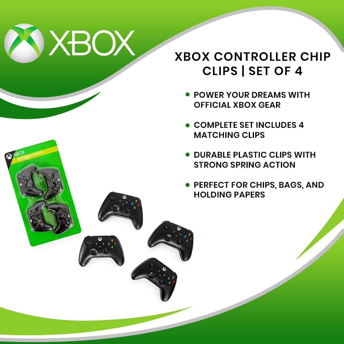 Xbox Controller Chip Clips | Set of 4