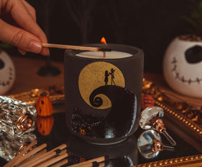 Disney The Nightmare Before Christmas 7-Ounce Scented Candle In Concrete Jar