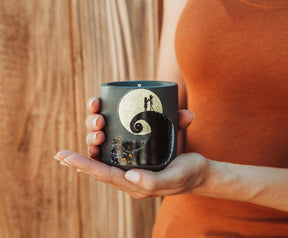 Disney The Nightmare Before Christmas 7-Ounce Scented Candle In Concrete Jar