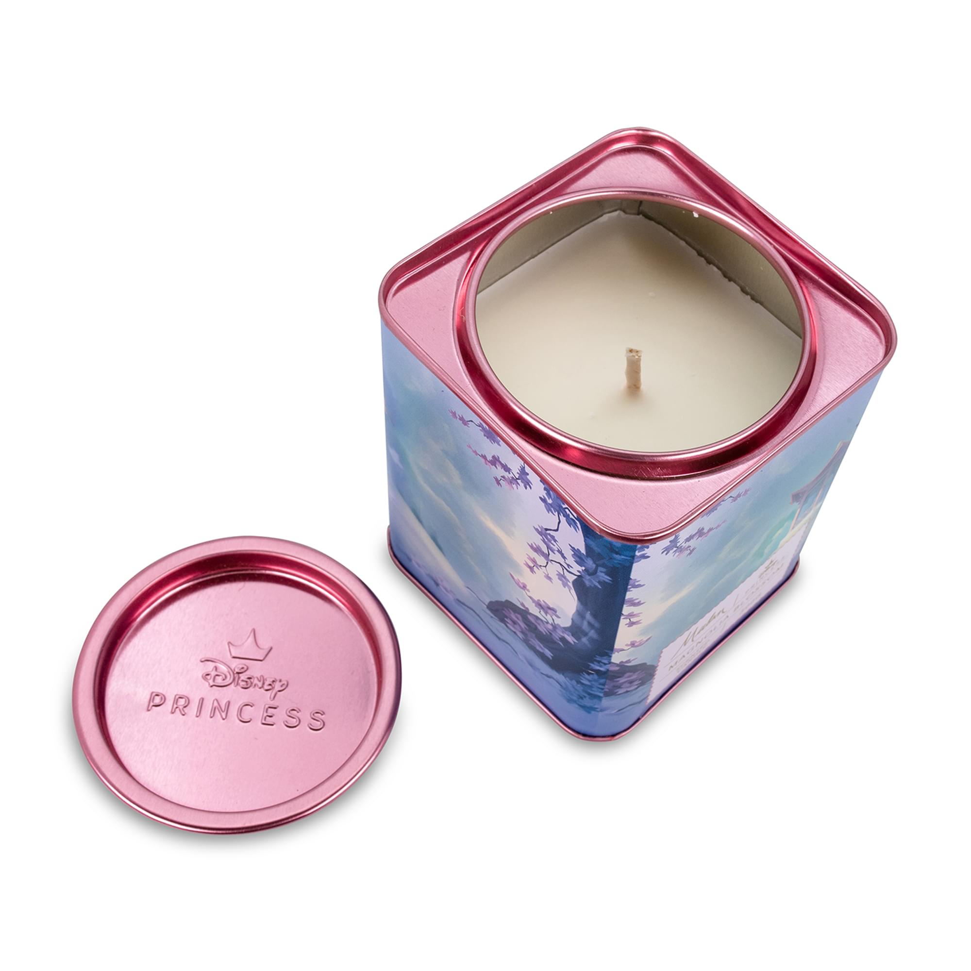 Disney Princess Home Collection 11-Ounce Scented Tea Tin Candle | Mulan