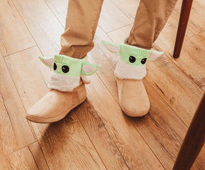 Star Wars: The Mandalorian Grogu Women's Boot Slippers