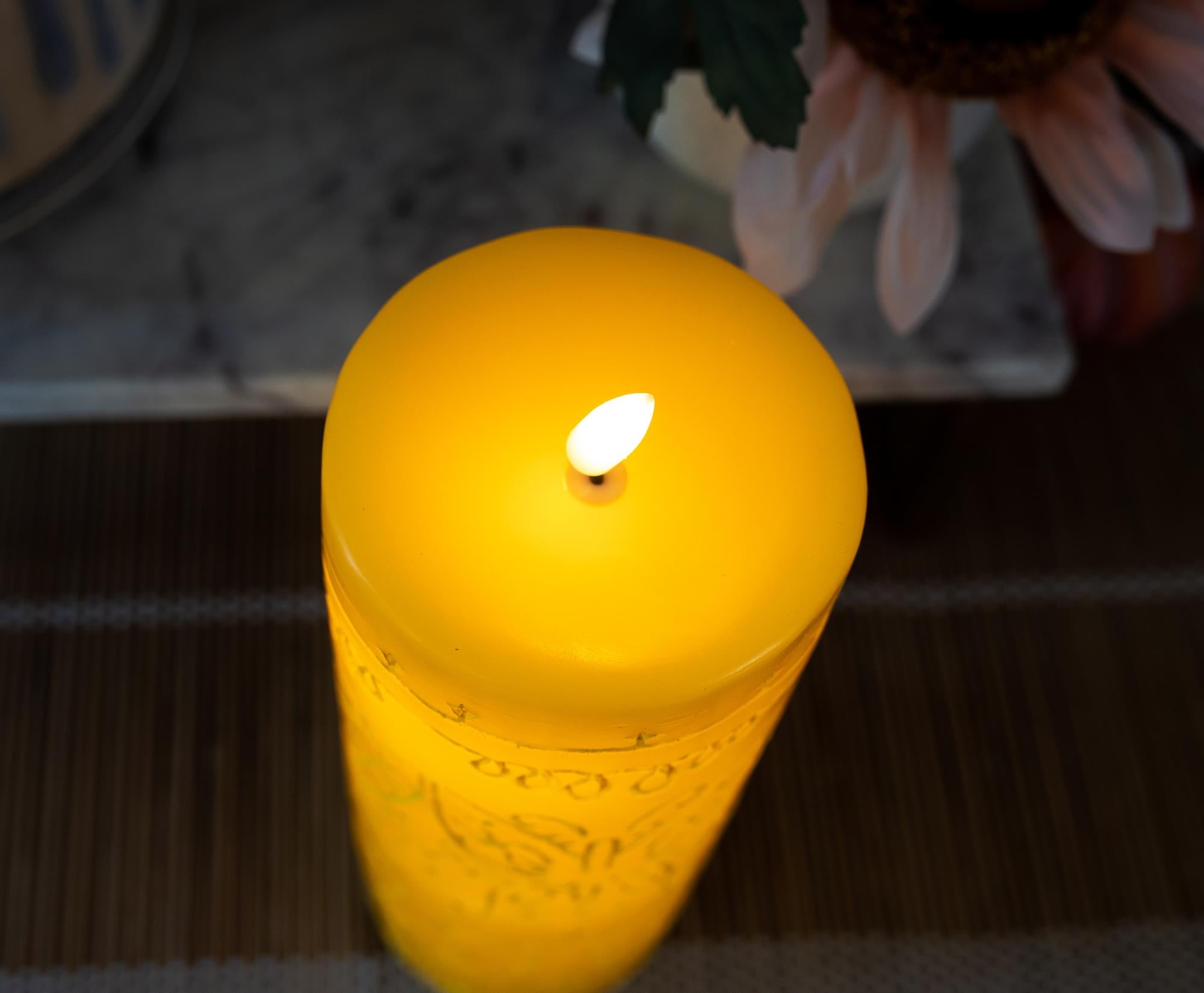Disney Encanto Alma's Miracle LED Flameless Candle Replica | 8 Inches Tall
