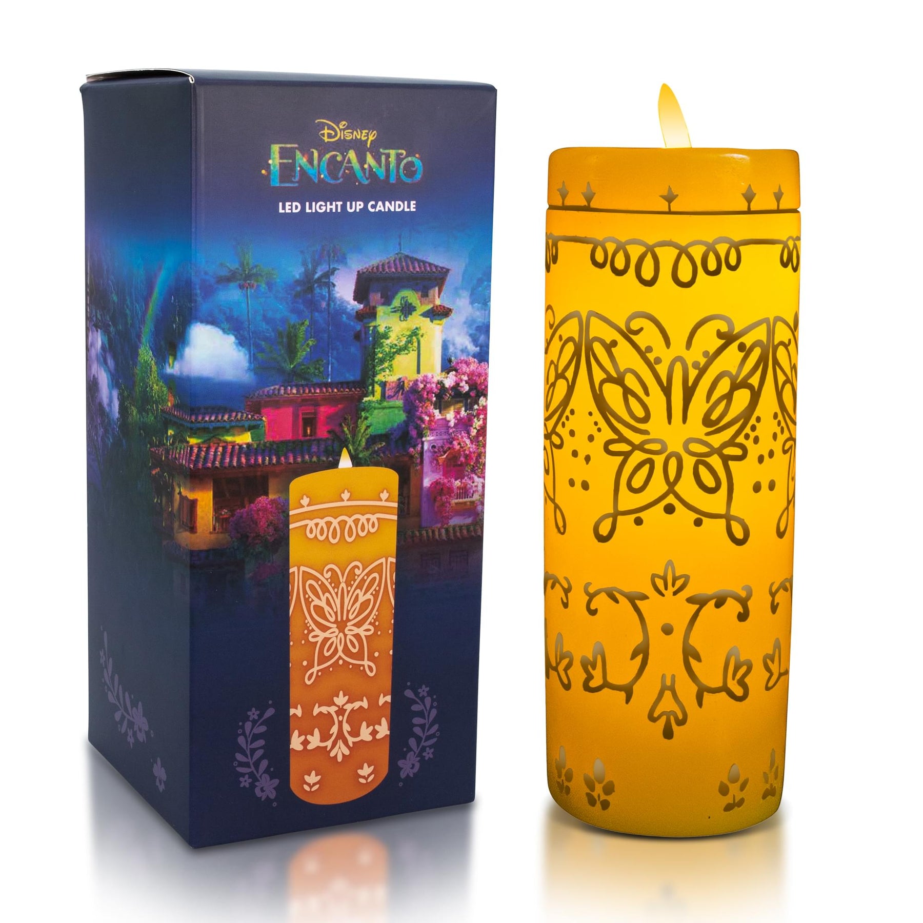 Disney Encanto Alma's Miracle LED Flameless Candle Replica | 8 Inches Tall