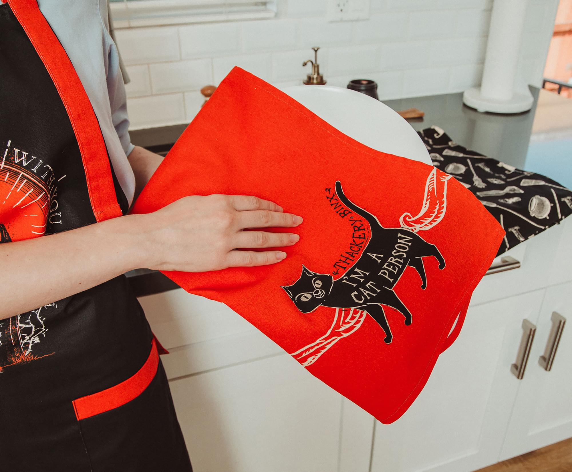 Disney Hocus Pocus Black Kitchen Hand Towels | Set of 2