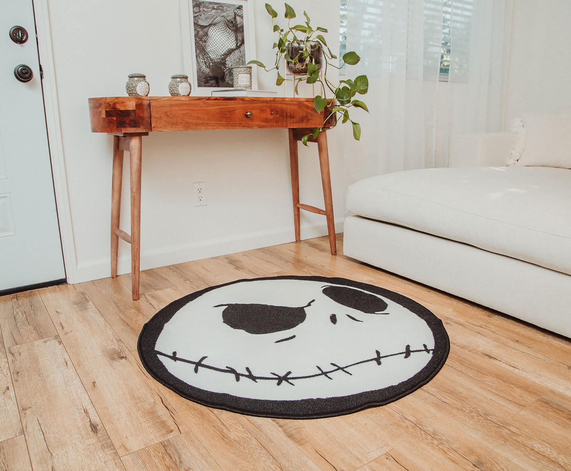 Disney The Nightmare Before Christmas Jack Skellington 39-Inch Round Area Rug