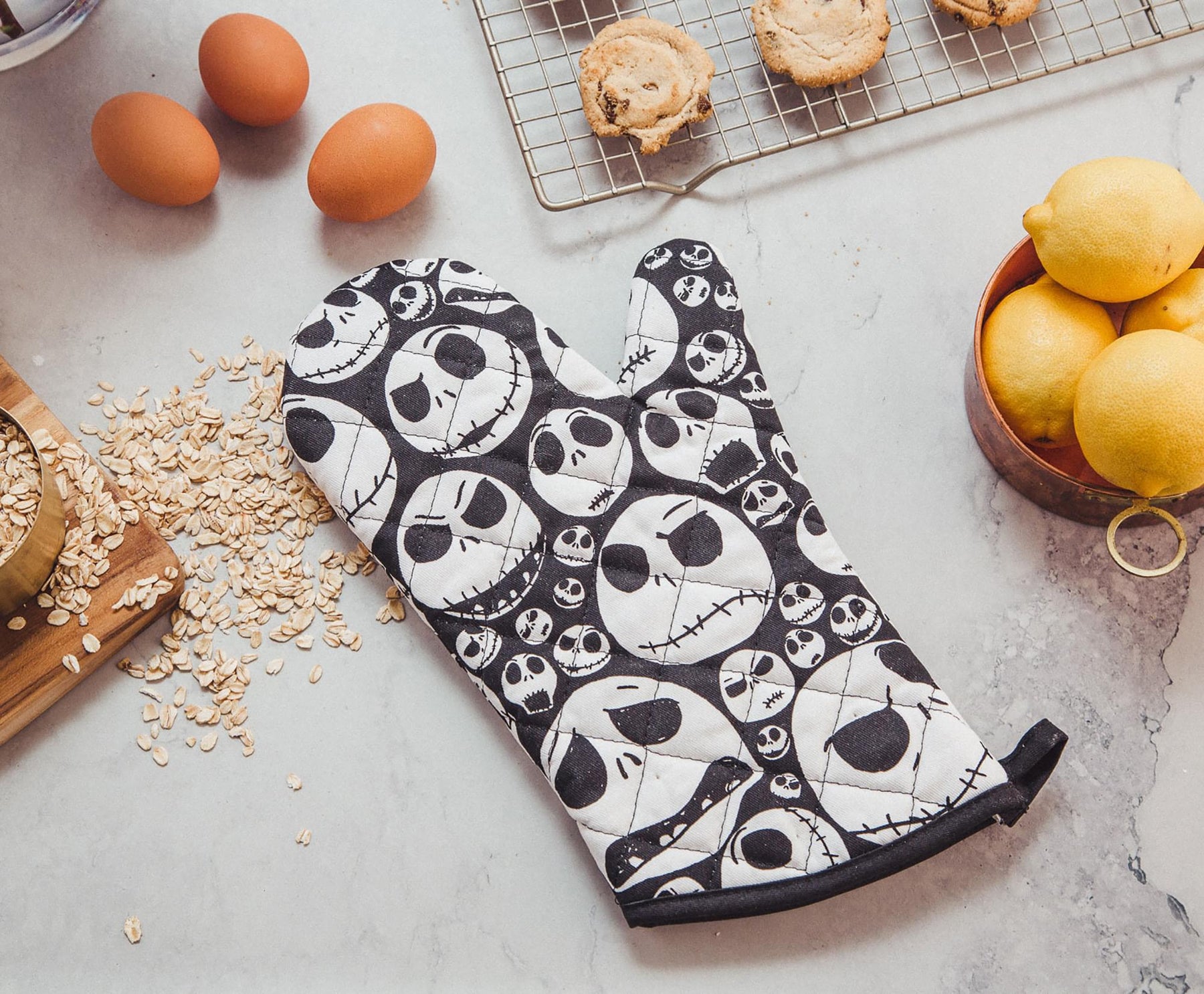 Disney The Nightmare Before Christmas Jack Faces Kitchen Oven Mitt Glove