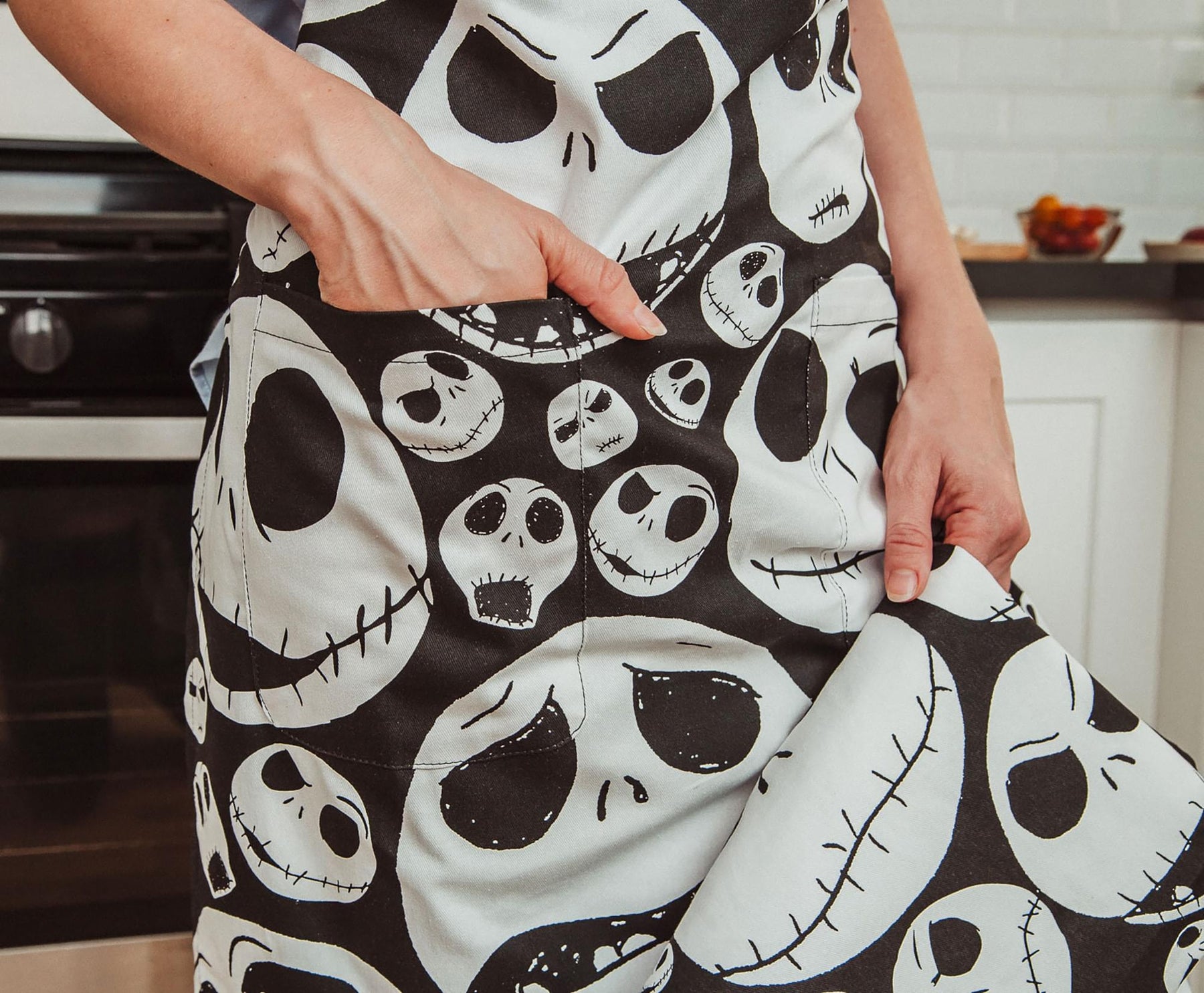 Disney The Nightmare Before Christmas Jack Skellington Faces Cooking Apron