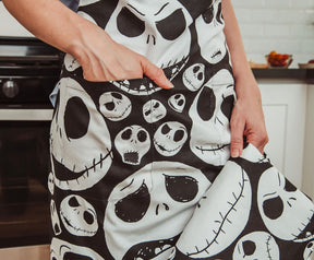 Disney The Nightmare Before Christmas Jack Skellington Faces Cooking Apron