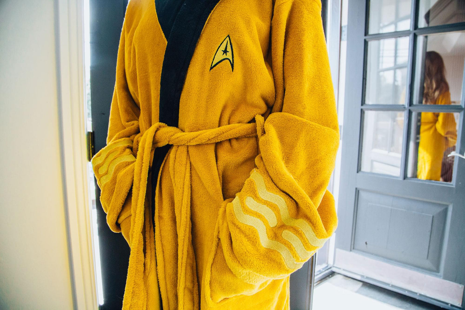 Star Trek Kirk Adult Fleece Bath Robe | One Size | Free Shipping