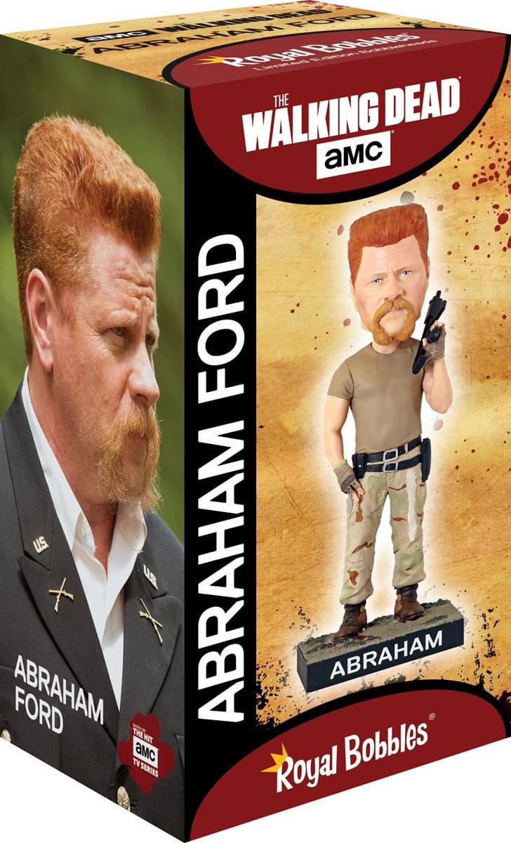 The Walking Dead Abraham 8 Inch Resin Royal Bobbles Bobblehead