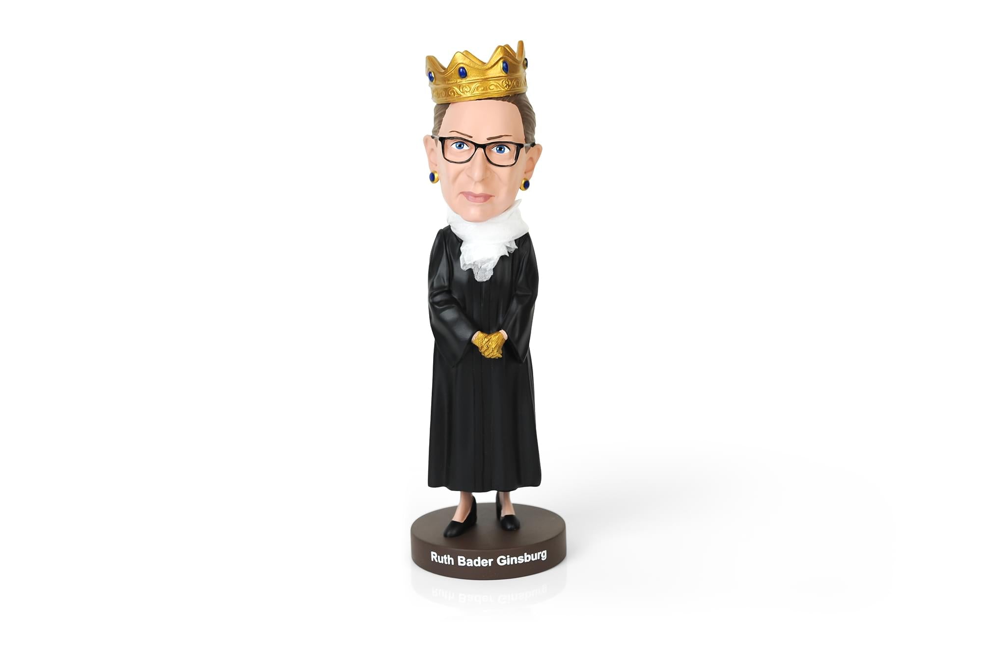 Royal Bobbles Notorious R.B.G. Ruth Bader Ginsburg Bobblehead | 8 Inches Tall