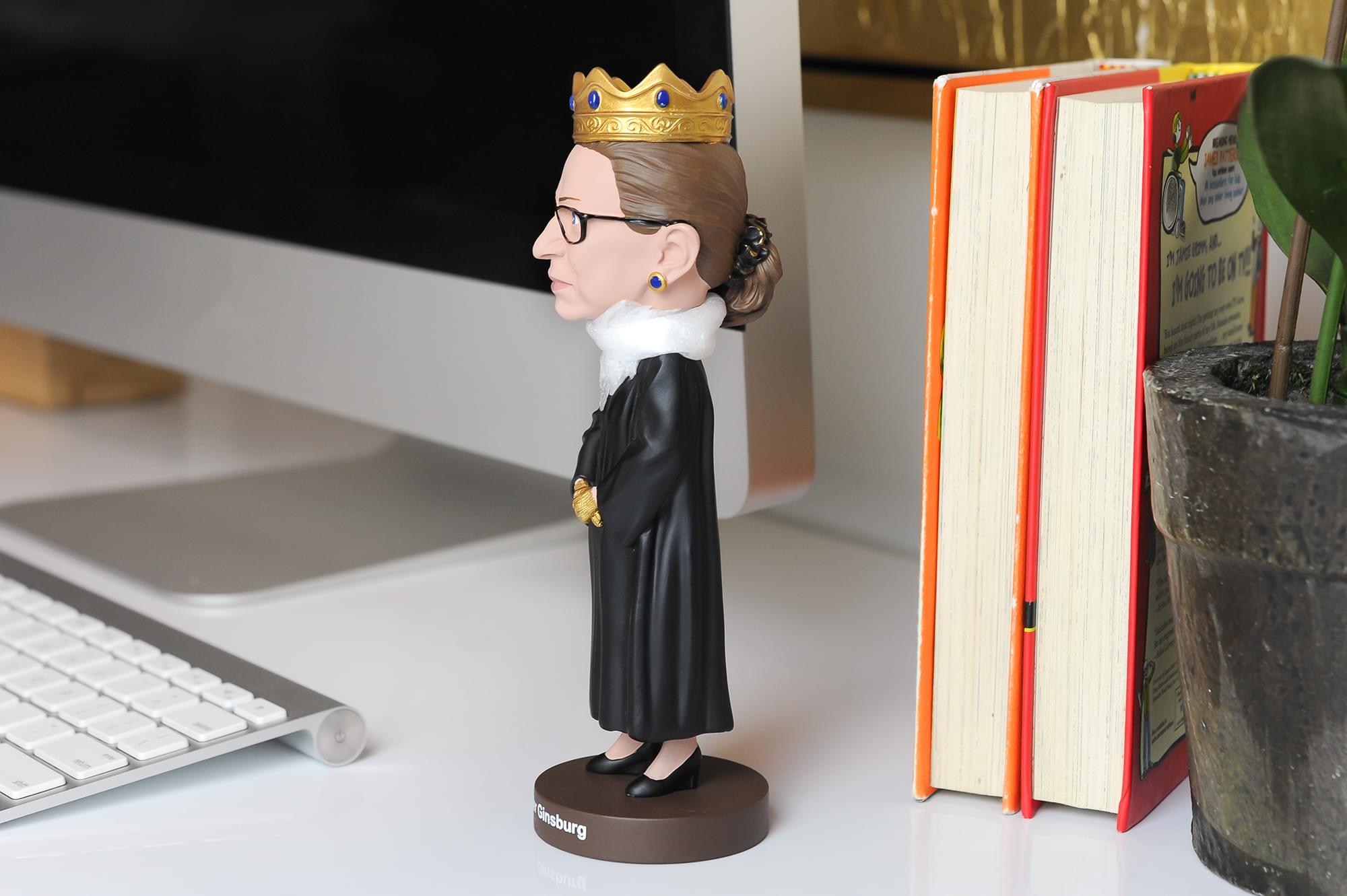 Royal Bobbles Notorious R.B.G. Ruth Bader Ginsburg Bobblehead | 8 Inches Tall