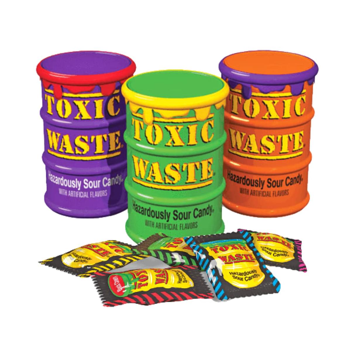 Toxic Waster Sour Candy Drum | Mystery Flavor