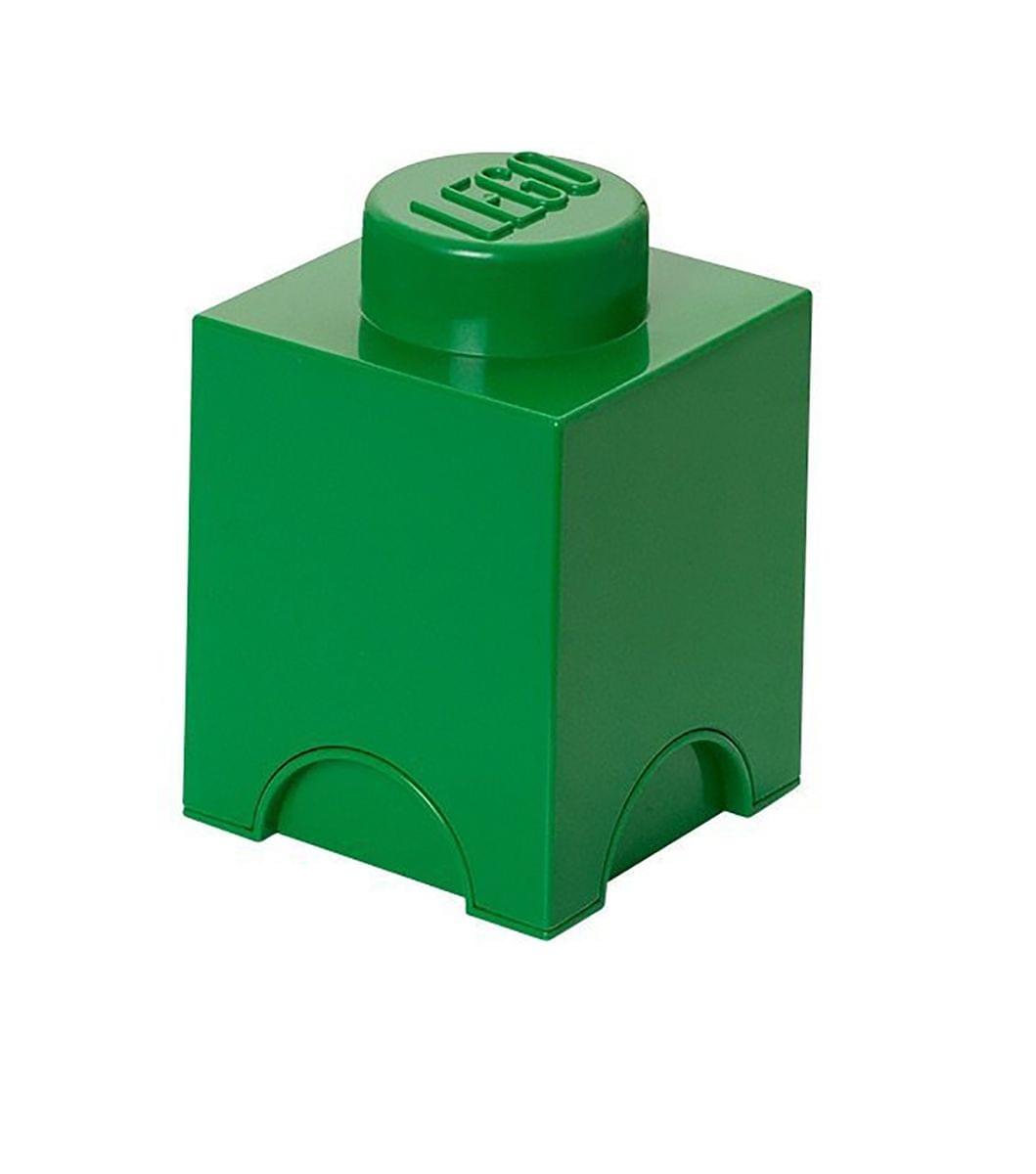 LEGO Storage Brick 1, Dark Green