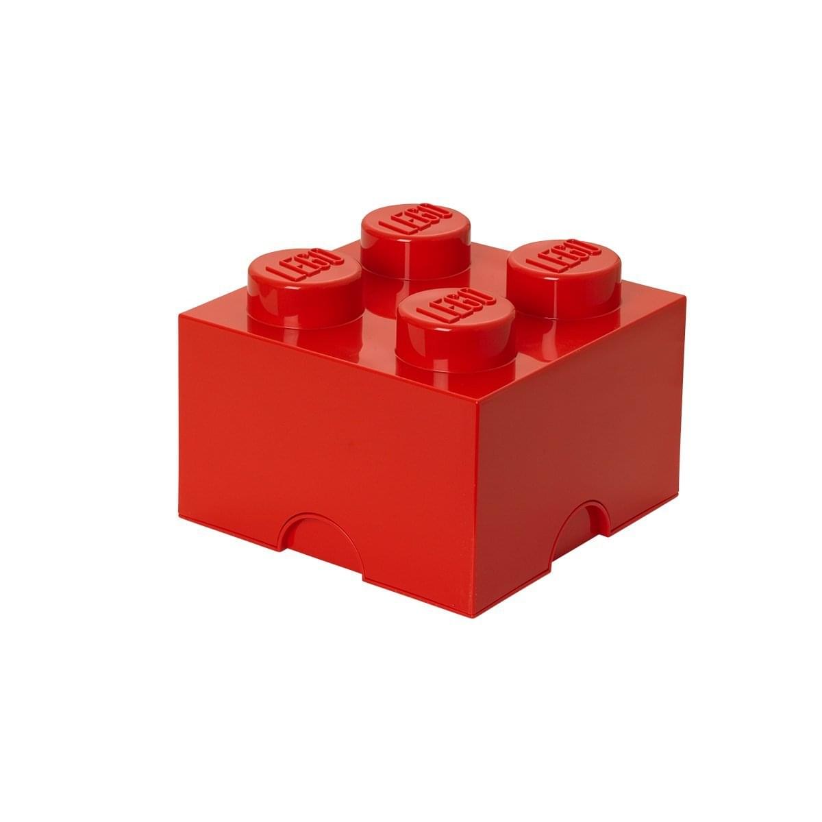 LEGO Storage Brick 4, Bright Red