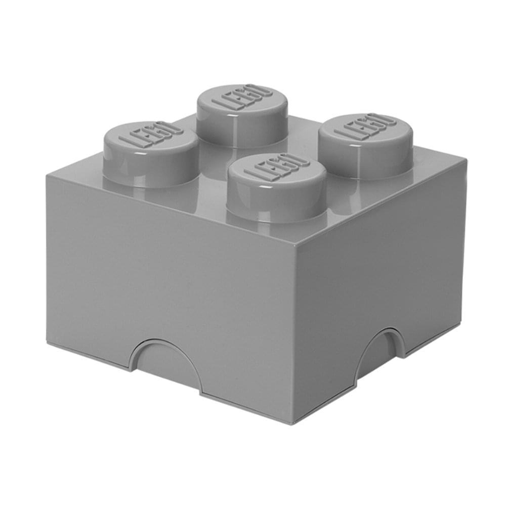 LEGO Storage Brick 4, Stone Grey
