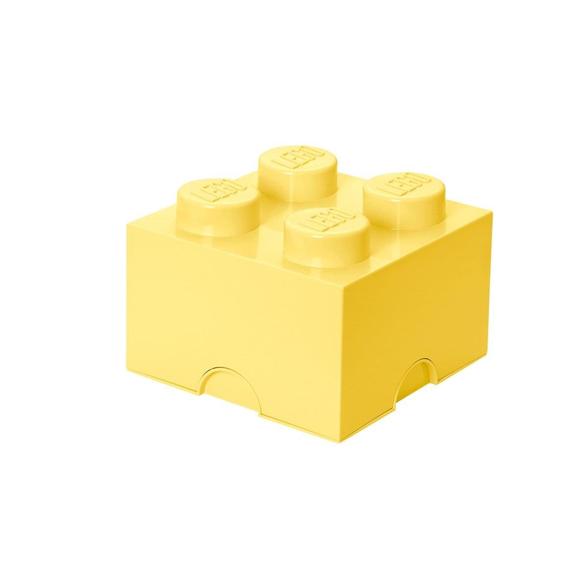 LEGO Storage Brick 4, Cool Yellow